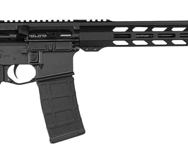 UnBranded AR 223WYFS0001  UAR-F 223 Wylde 30+1 16″ Barrel, Black Nitride Metal Finish, 15″ M-Lok Handguard, Black Collapsible Stock, Textured Black Polymer Grip
