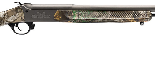 Traditions CR841104421 NitroFire VAPR 50 Cal 209 Primer 26″ Gray Cerakote Fluted & Tapered Barrel, Drilled & Tapped Receiver, Realtree Edge Fixed Synthetic Stock