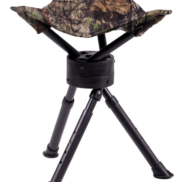 Ameristep AMS-AMEFT1011 Tripod Stool  360 Degree Swivel Mossy Oak Break-Up Country Heavy Duty Fabric/Steel