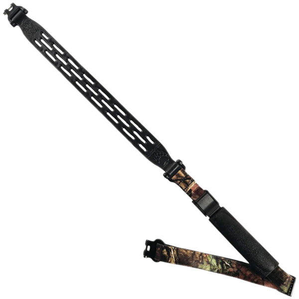 Limbsaver 12295 Kodiak-Air Sling Black NAVCOM Rubber & Mossy Oak Break-Up Nylon w/ 1″ W & Adjustable Design for Rifles
