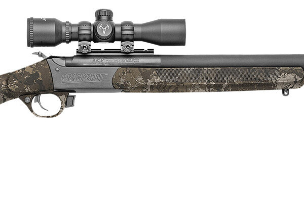 Traditions CRX6-2200625 Crackshot XBR Package 22 Cal/27 Long Cal 16.50″-20″ Blued Barrel/Rec, Veil Wideland Stock Includes Two Barrels, 4×32 Scope, Three Firebolt Arrows