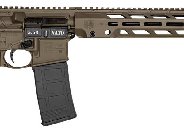Diamondback DB1784K101 DB15  5.56x45mm NATO 30+1 16″, OD Green, 15″ M-Lok Anti-Rotation Handguard, Magpul CTR Stock & K2 Grip, Obsidian Muzzle Brake, Ambi Safety