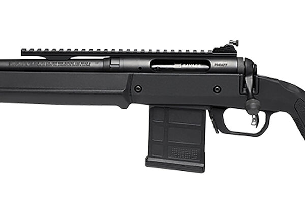 Savage Arms 58182 110 Scout Full Size 300 Blackout 10+1  16.50″ Matte Black Threaded Barrel, Picatinny Rail Carbon Steel Receiver, Black Magpul Hunter Synthetic Stock Left Hand