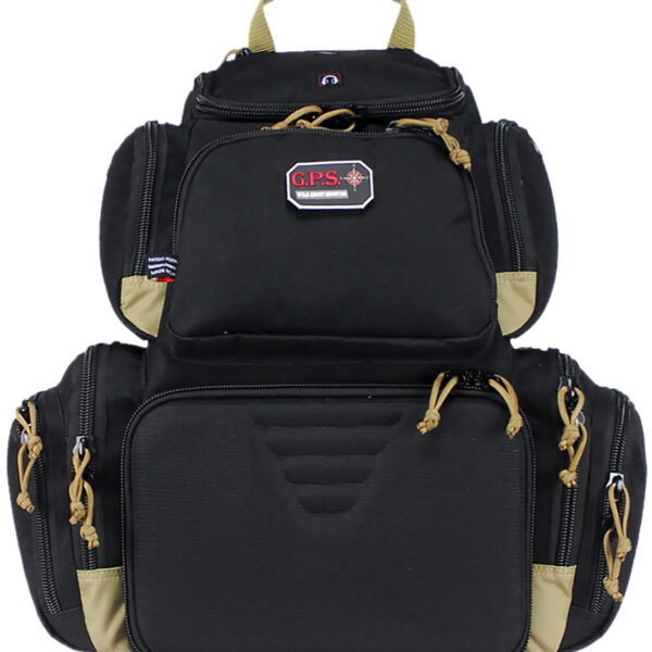 GPS Bags GPS1711BPBT Handgunner  Backpack 1000D Nylon Black/Tan
