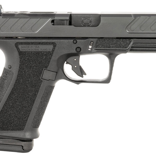 Shadow Systems SS-1306-B MR920 Foundation 9mm Luger 15+1 4″ Black Nitride barrel, Black Nitride Optic Ready/Serrated Slide, Black Polymer Frame w/Beavertail & Picatinny Rail, Ambidextrous, *Blemished