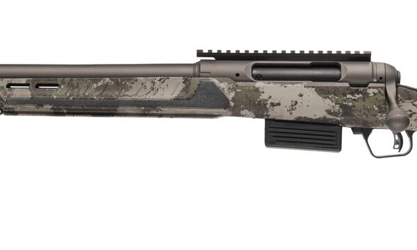Savage Arms 32806 220 Harvester Full Size 20 Gauge Bolt 2rd 22″ Slug Barrel, AccuStock w/AccuFit V2 Savage Woodland Camo Synthetic Stock, Left Hand