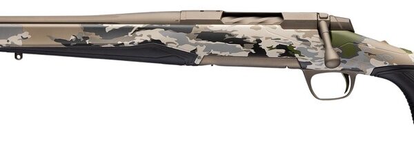 Browning 036124298 X-Bolt 2 Speed SPR Full Size 7mm PRC 3+1 20″ Smoked Bronze Cerakote Fluted Threaded Barrel, Steel Drilled & Tapped Receiver, Ovix Camo w/Black Overmold Adj Comb & LOP Synthetic Sto