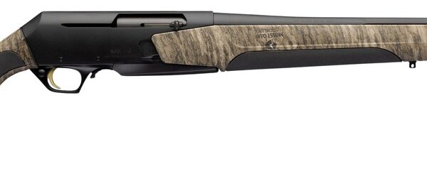 Browning 039029218 BAR MK4 Hunter Full Size 308 Win 4+1 22″ Matte Blued Steel Barrel &  Aluminum Alloy Drilled & Tapped Receiver, Mossy Oak Bottomland Adj Shim Synthetic Stock