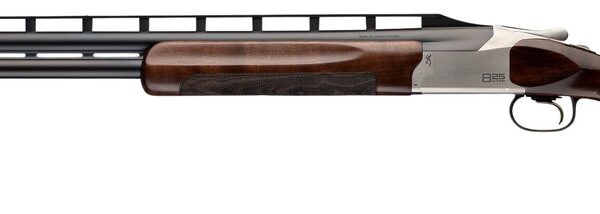 Browning 0183734002 Citori 825 Trap 12 Gauge Break Open 3″ 2rd 32″ Matte Blued Over/Under Vent Rib Barrel, Silver Nitride Steel Receiver, Adj Comb Gloss Black Walnut Stock, Left Hand