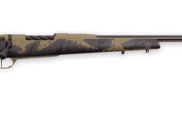 Weatherby MAX01N338WR6B Mark V Apex 338 WBY RPM 4+1 24″ Graphite Black & Tan Cerakote Fluted Threaded Barrel, Tan Cerakote Steel Drilled & Tapped Receiver, Carbon Fiber w/Brown & Tan Sponge Accents Fi