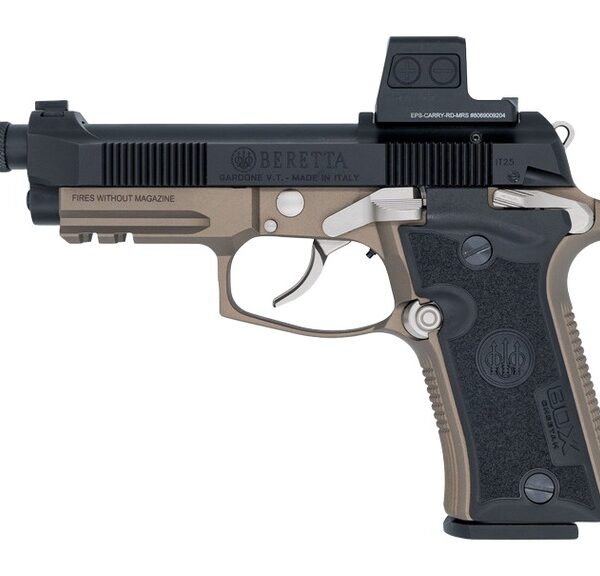 Langdon Tactical Tech 80X32BCBREZF Beretta Cheetah 80X Micro-Compact 32 ACP 13+1 4.40″ Black Threaded Barrel, Black Nitride Carbon Steel Optic Ready/Serrated Slide, Black Cerakote Aluminum Frame w/Pic
