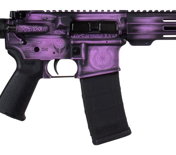 Shark Coast Tactical SCC07510VALK-P Valkyrie 5.56 NATO 30+1 10.50″ Black Nitride Threaded Barrel, Aluminum Receiver w/Picatinny Rail, M-LOK Handguard, Polymer SB Tactical SBA3 Brace, Magpul MOE Grip,