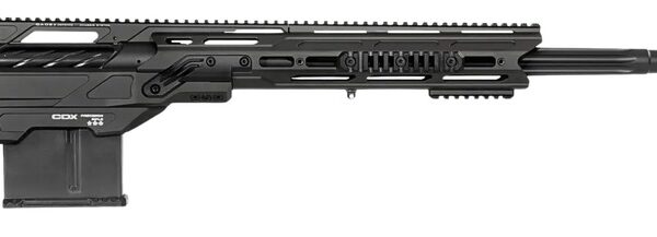 Cadex Inc CDX40DUAL37532BR40I2L4 CDX-40 SHDW 375 EnABELR 7+1 32″ Black DLC Match Grade Threaded Barrel, Black DLC Aluminum Receiver w/Picatinny Rail, Adjustable Folding Black Buttstock, Black Polymer