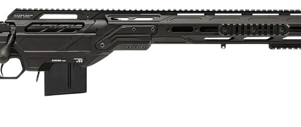 Cadex Inc CDXMCKRKN33827BR30I2D3 CDX-MC Kraken 338 Lapua Mag 5+1 27″ Black DLC Match Grade Threaded Barrel, Black DLC Receiver w/Picatinny Rail, M-LOK Handguard, Black Adjustable Folding Buttstock, Bl