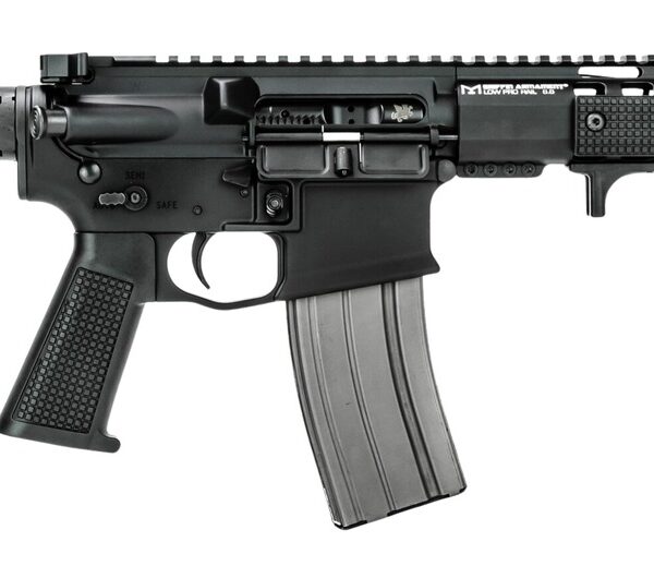 Griffin Armament MK2PSD30095P-W MK2 PSD 300 Blackout 9.50″ Threaded Barrel, Black Anodized Aluminum Receiver w/Picatinny Rail, M-LOK Handguard, Black Polymer SBA3 Brace, Black A3 Grip, Ambidextrous