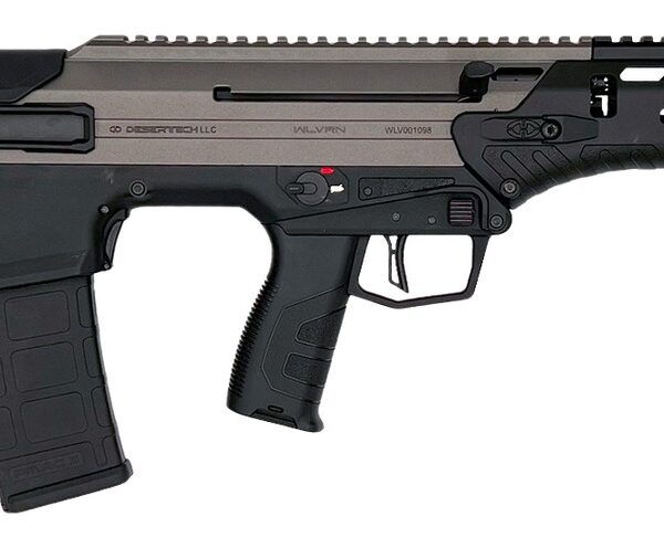 Desert Tech WLVRFB1630T WLVRN 5.56 NATO 30+1 16″ Black Melonite Threaded Barrel, Tungsten Cerakote Receiver w/Picatinny Rail, M-LOK Handguard, Black Polymer Chassis, Black Polymer Grip, Ambidextrous