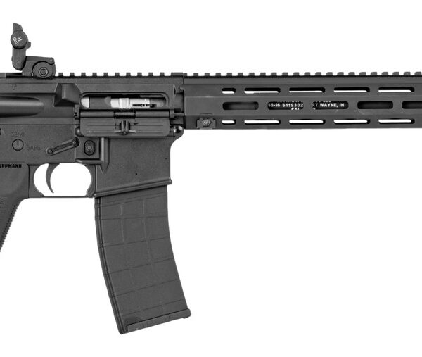 Tippmann Arms A101375 M4-22 Elite ISS 22 LR 25+1 16″ Black Parkerized Integrally Suppressed Barrel, Black Anodized Aluminum Receiver w/Picatinny Rail, M-LOK Handguard, Black Adjustable Polymer Stock,