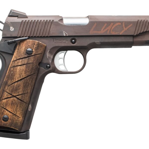 Tisas Arms 10100528AA5 1911 Duty Sports South Exclusive 45 ACP 8+1 5″ Stainless Steel Slide & Frame w/Picatinny Rail