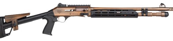 Panzer Arms PAM4CSBRBTMFSS M4 Speed Pro 12 Gauge Semi-Auto 3″ 5+1 18.50″ Distressed Copper Ported Barrel, Distressed Copper w/Bronze Titanium Accents Aluminum Receiver w/Picatinny Rail Receiver, Skele