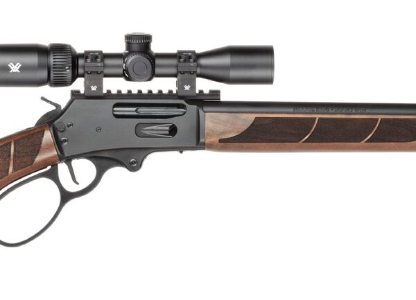 Smith & Wesson 14825 1854 Combo 30-30 Win 6+1 20″ Black Armornite Threaded Barrel, Black Armornite Stainless Steel Receiver w/Picatinny Rail, Walnut Forend & Fixed Stock, Vortex Crossfire HD 2-7x32mm