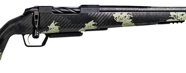 Fierce Firearms ROGSCMX22CM18BF Carbon Mini Rogue XP 22 Creedmoor 3+1 18″ Carbon Fiber Match Grade Barrel, Black DLC Stainless Steel Drilled & Tapped Receiver, Forest Camo Push Button Adj Cheek Piece