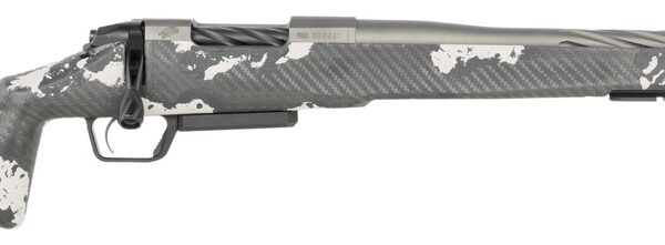 Fierce Firearms RIVSSX7PRC22GP Twisted Rival XP 2.0 7mm PRC 3+1 22″ Glacier Cerakote Spiral Fluted Threaded Barrel, Stainless Steel Drilled & Tapped Receiver, Arca Rail Forend, Phantom Camo Push Butto