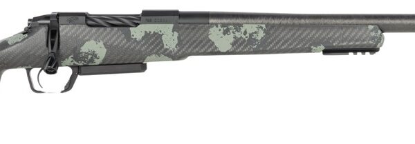 Fierce Firearms RIVSCX7PRC22BF Carbon Rival XP 2.0 7mm PRC 3+1 22″ Carbon Fiber Match Grade Barrel, Black Cerakote Stainless Steel Drilled & Tapped Receiver, Forest Camo Push Button Adj Cheek Piece Ca
