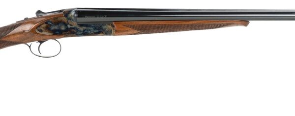 Dickinson LLC  Plantation 20 Gauge Break Open 2.75″ 2rd 28″ Gloss Blued Side By Side Barrel, True Bone-Charcoal Case Hardening Engraved Receiver, English Style Turkish Walnut Stock