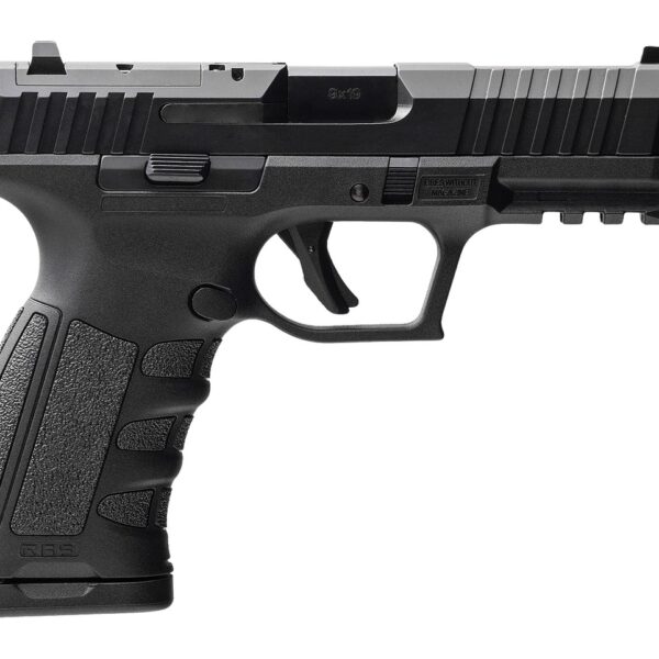 MAC 15000601 RA-9 Full Size 9mm Luger 17+1 4.25″ QPQ Tenifer Cerakote Steel Optic Ready Slide, Tenifer QPQ Polymer Frame w/Picatinny Rail, Polymer Grip, RMR Footprint, Ambidextrous