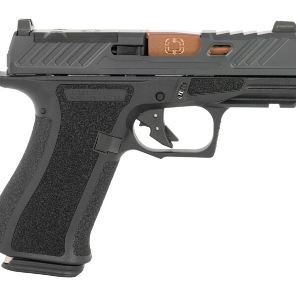 Shadow Systems SS-5011-B CR920X Elite Micro-Compact Frame 9mm Luger 15+1 3.41″ Bronze TICN Match Grade/Spiral Fluted Barrel, Black Nitride Optic Cut/Serrated/Window Cut Stainless Steel Slide, Black Po