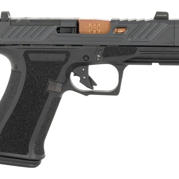 Shadow Systems SS-5211-B CR920XP Elite Sub-Compact Frame 9mm Luger 15+1 3.65″ Compensated/Match Grade Spiral Bronze TICN Barrel, Black Nitride Optic Cut/Serrated/Window Cut Slide, Black Polymer Frame