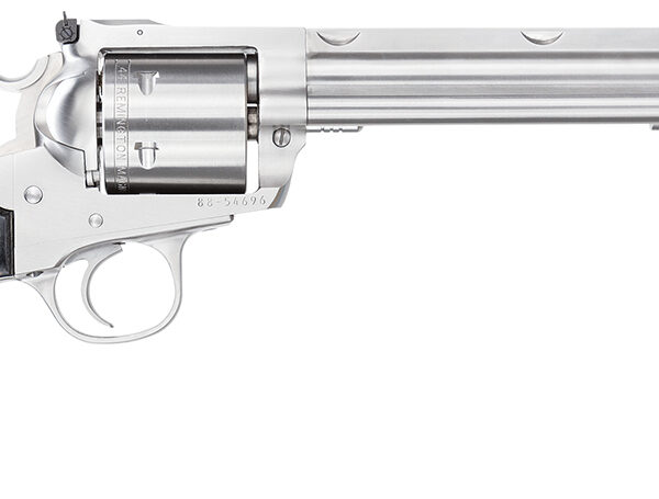 Ruger 0862 Super Blackhawk Hunter Large Frame 44 Rem Mag/44 Special 6rd 7.50″ Satin Stainless w/Integral Mount Barrel, Cylinder & Frame, Bisley Black Laminate Grip, Transfer Bar Safety