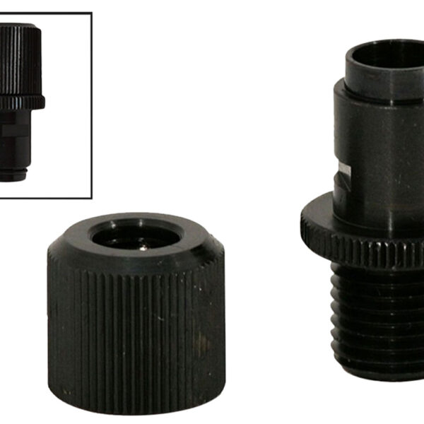 Walther Arms 512105 Threaded Barrel Adapter  P22 Black Nitride Stainless Steel 1/2″-28 tpi Handgun