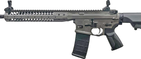 LWRC IC-SPR BILLET 5.56 NATO – 16″ 30RD GREY W/ BLACK STOCK