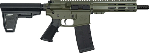 GLFA AR15 PISTOL 300 AAC 7.5″ – W/ BRACE NITRIDE BBL OD GREEN