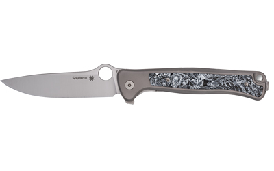 SPYDERCO SLYM STONEWASH TI 3.42" GRY