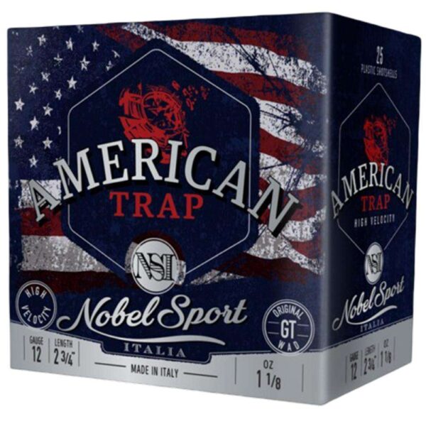 Noble NSI Target Nobel Speed Shotshell 12 ga 2-3/4″ 1-1/8 oz 1300 fps #7.5 25/ct