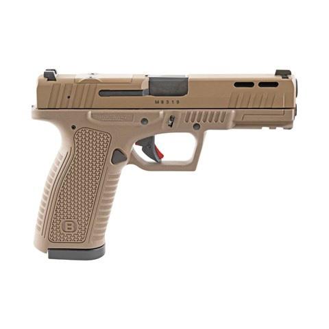 Bersa BP9FS Handgun 9mm Luger 17rd Magazine(2) 4.25″ Barrel FDE Optics Ready
