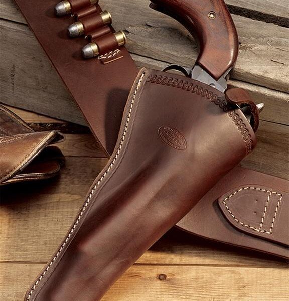 Hunter Leather Single Action Revolvers 4″ – 5.5″ Slim Jim Holster Right Hand
