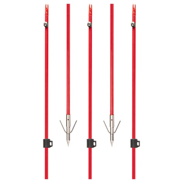 Cajun Bowfishing Fiberglass Arrow with Piranha Long Barb XT
