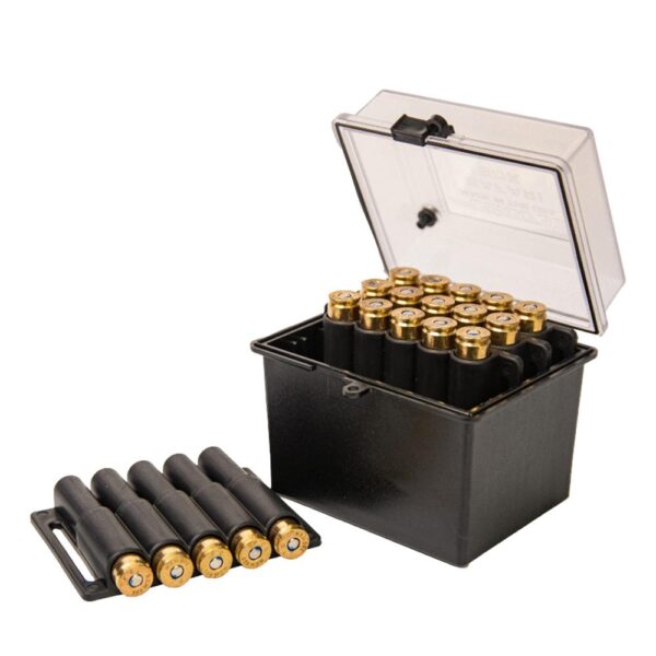 Berry’s Mfg Safari Ammo Box 20rd Small Rifle Clear/Black