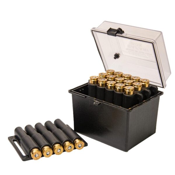 Berry’s Mfg Safari Ammo Box 20rd Large Rifle Clear/Black