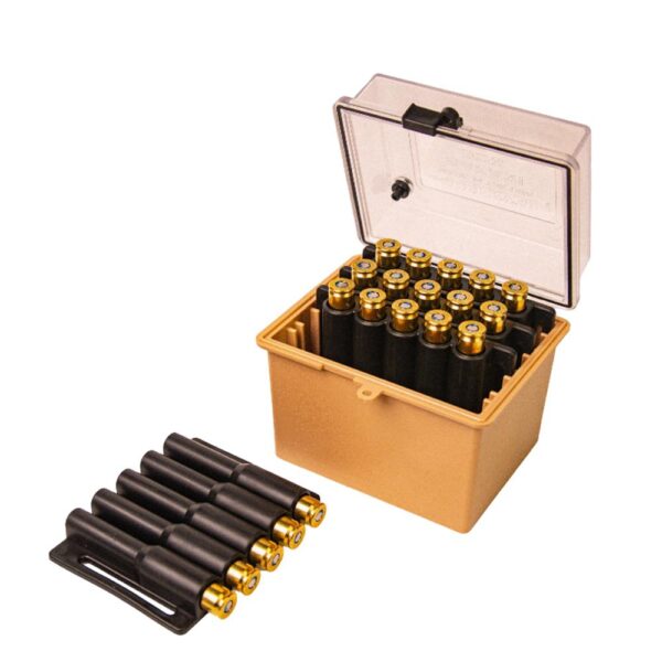Berry’s Mfg Safari Ammo Box 20rd Small Magnum Clear/Tan