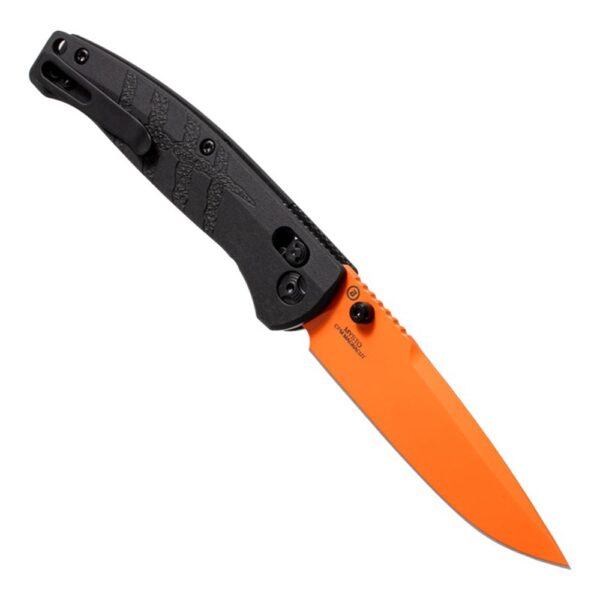 Hogue Mysto Folding Knife 3-2/5″ Drop Point Blade Black Orange