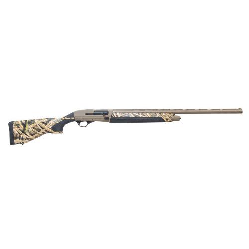 Pointer FT21 Semi-Auto Shotgun 20ga 3″ Chamber 5rd Capacity 28” Barrel FDE Receiver Shadowgrass Blades Stock