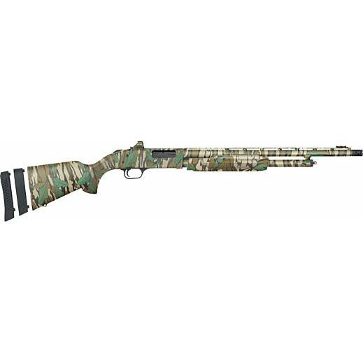 Mossberg 500 Super Bantam Shotgun 20 ga 3″ Chamber 5rd Magazine 20″ Barrel Mossy Oak Greenleaf with Holosun HS407K