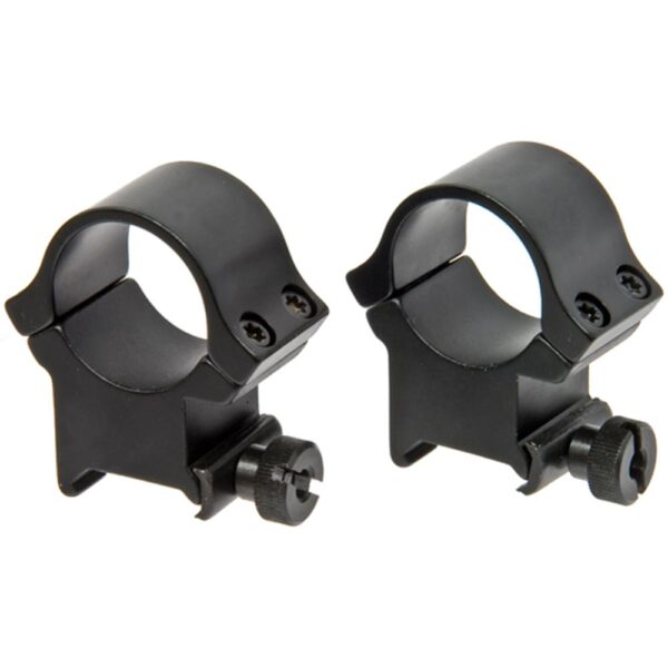 Redfield 4-Hole Aluminum Scope Rings 1″ X-High Matte