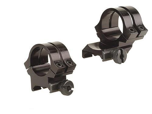 Weaver Quad Lock Detachable Scope Rings 1″ High Extension – Black