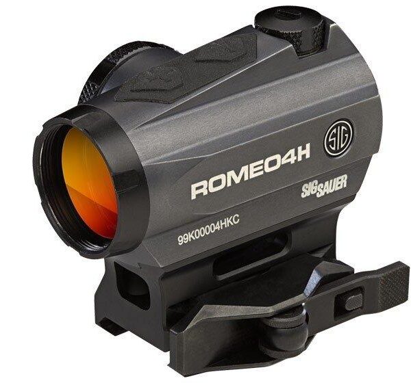 Sig Sauer ROMEO4H Red Dot Sight – 1x30mm 2 MOA Red Dot Ballistic Circle Dot Reticle Graphite