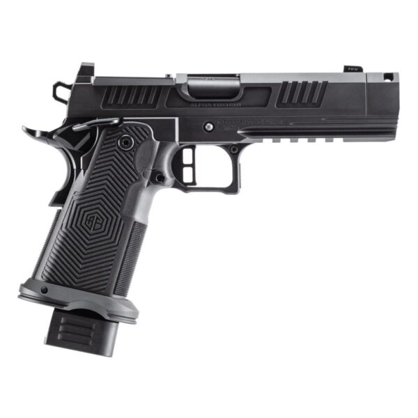 AF1911-ROMULUS 9MM 10Rd Magazine (5) 4.25″ MOS Optic Cut Press In Compensated Ramped Bull Barrel DLC BLK
